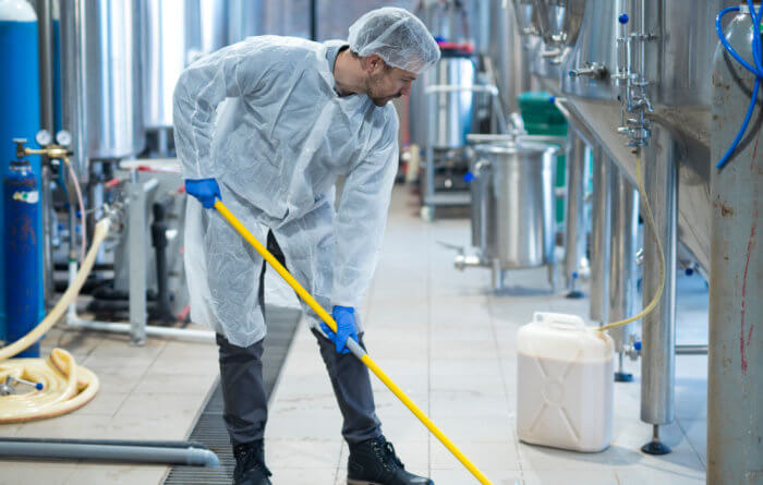 What is the difference between industrial and commercial cleaning?
